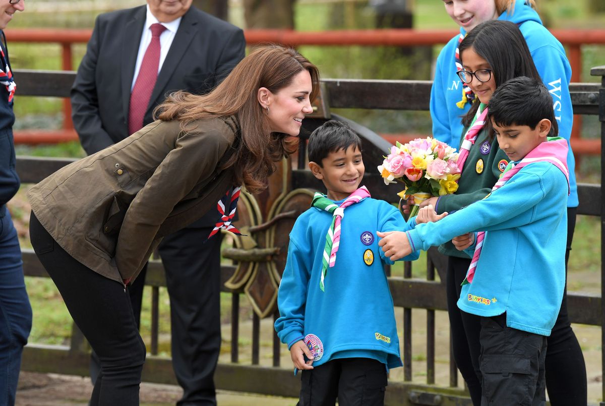 Kate Middleton scoute