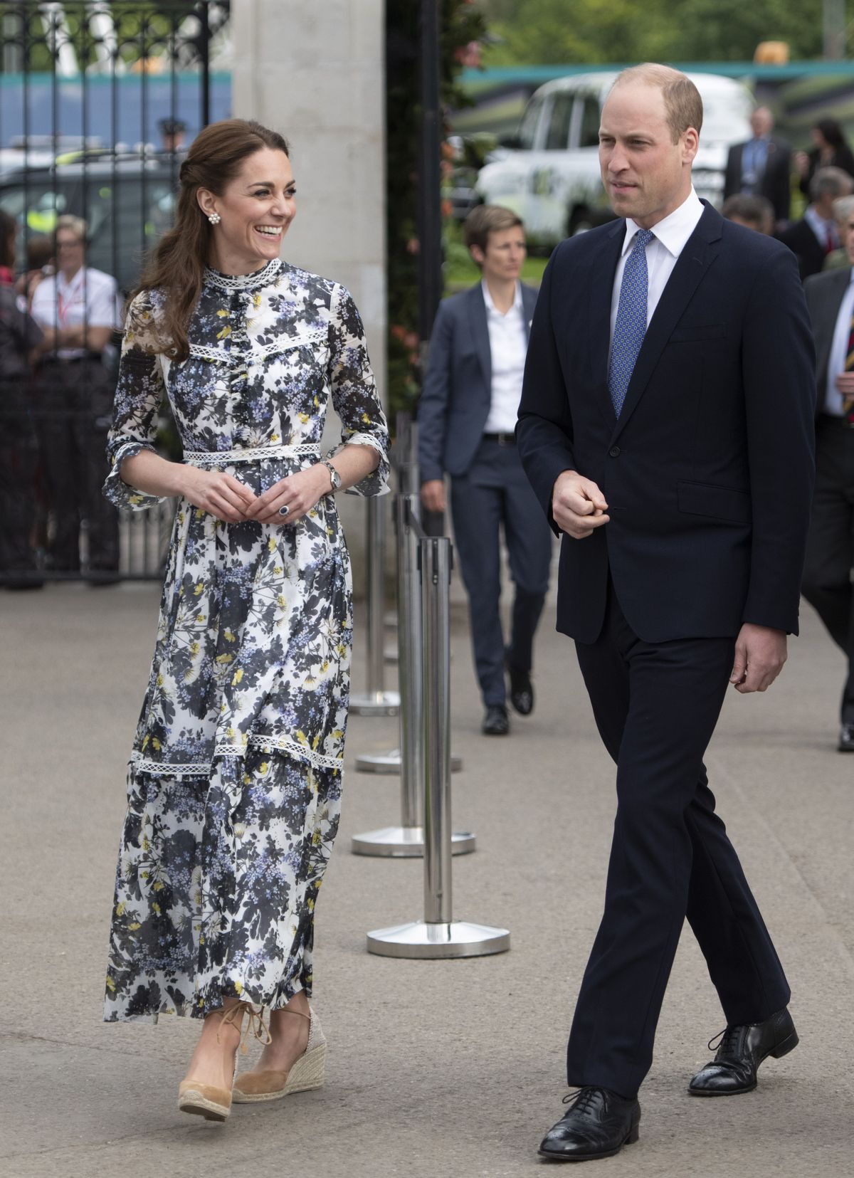 Kate Middleton Prince William η παράσταση λουλουδιών της Τσέλσι