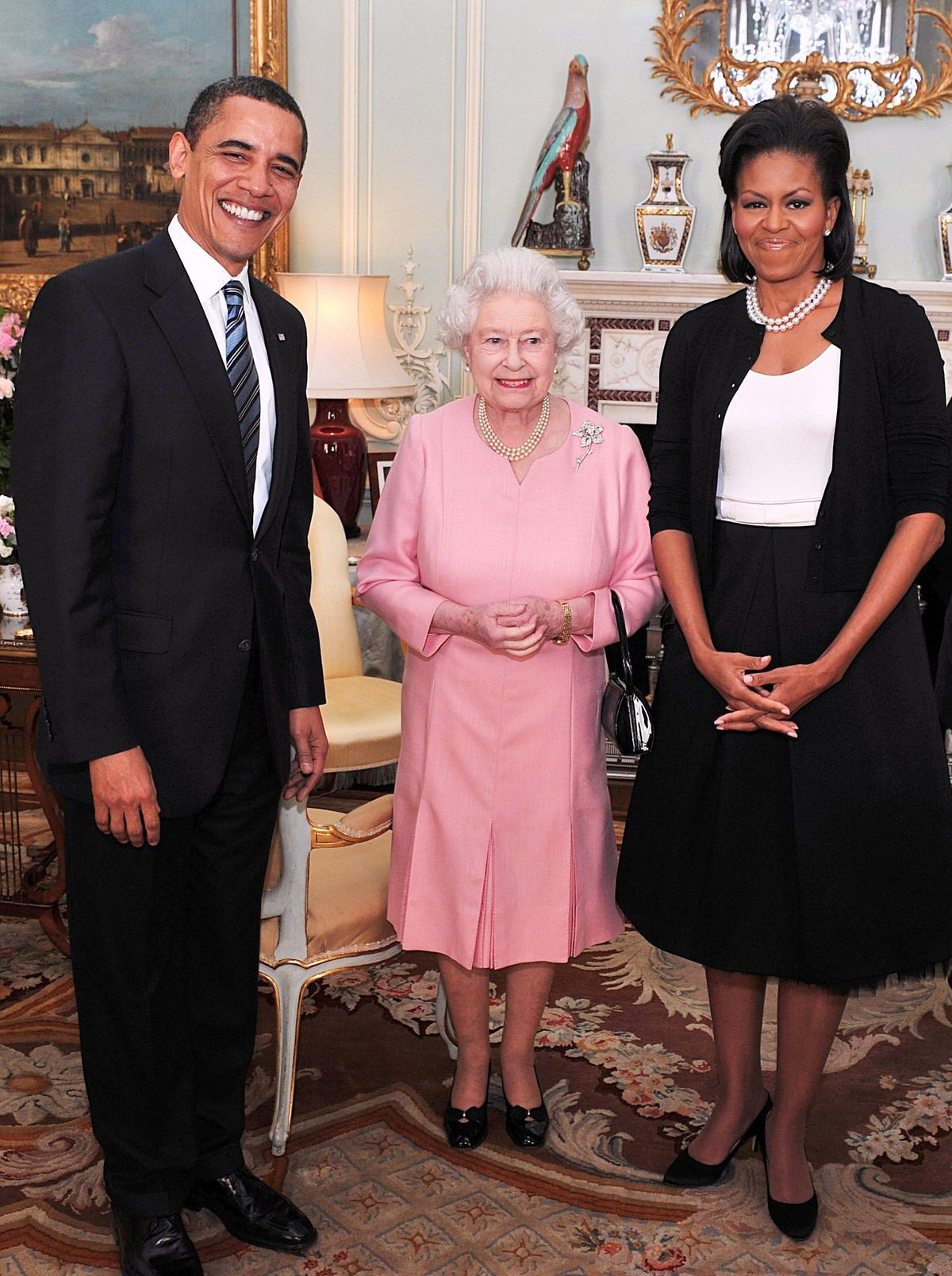 Predsjednik Obama i prva dama upoznaju kraljicu