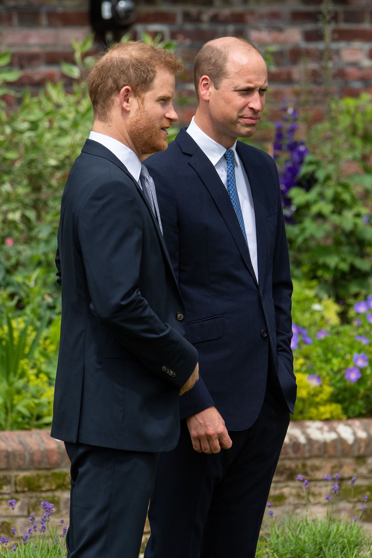 London, Inglismaa 1. juuli Prints Harry, Sussexi hertsog ja prints William, Cambridge
