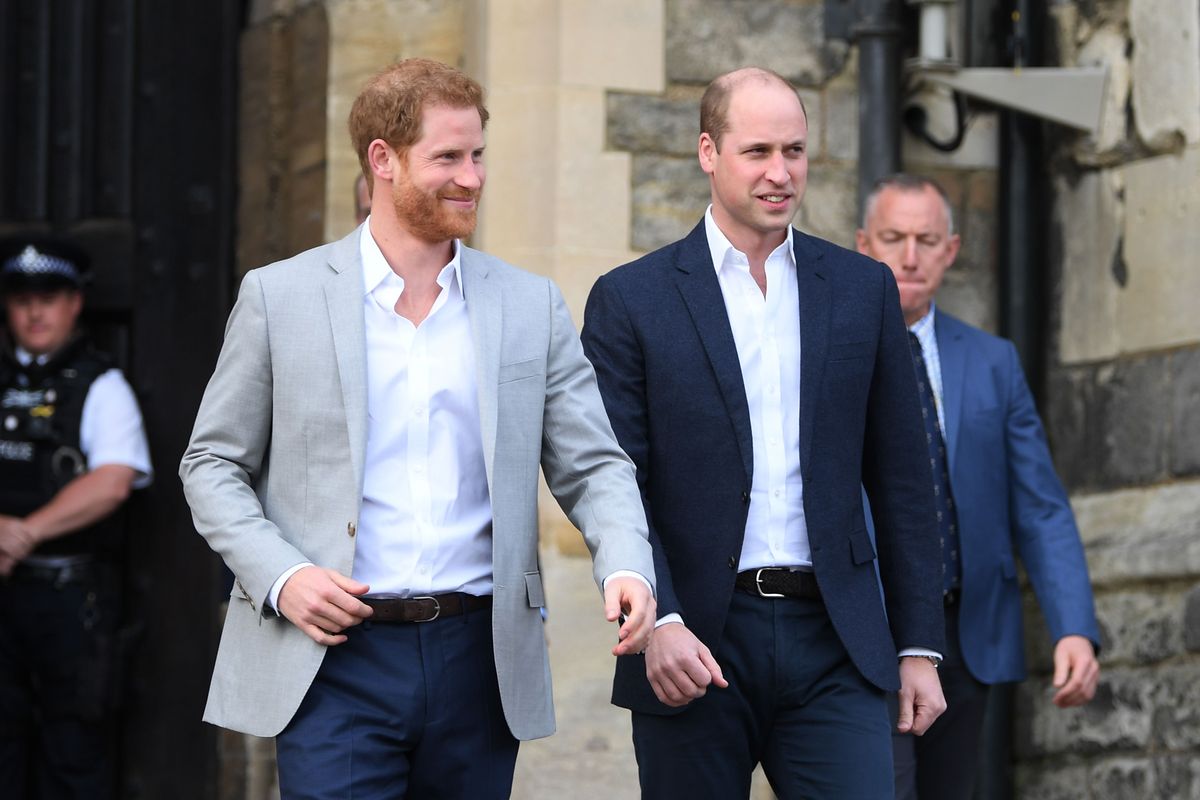 Książę Harry i książę William nie zobaczą się do rana na pogrzebie księcia Filipa