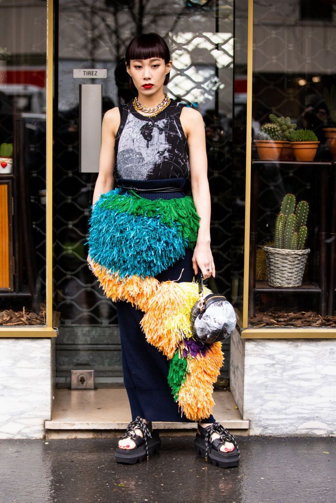 street style paris fashion week dameklær våren sommer 2020 dag sju