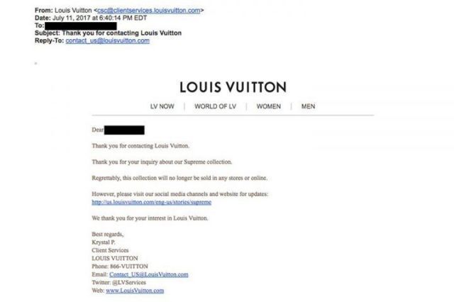 Louis Vuitton x Supreme-popup-butikkene kan faktisk ikke bli kansellert