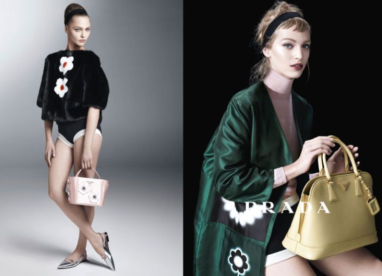 Jaunumi: Prada's Take on Modern Femininity; Alexis Mabille un Maison Martin Margiela dublēja Haute Couture