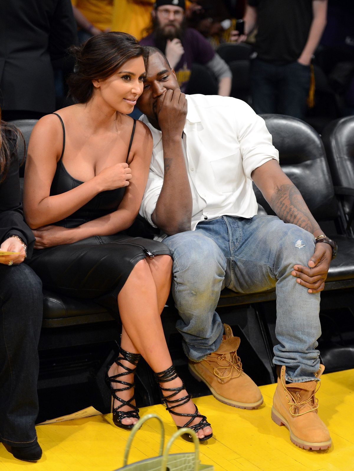 Kim Kardashian West et Kanye West lors d