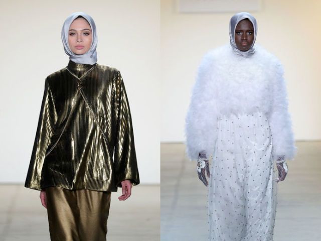 イスラム教徒のデザイナーAnniesaHasibuanは、NYFWでモデルのすべての移民キャストを持っていました