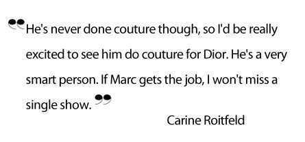 Παράθεση: Carine Roifeld στο Dior