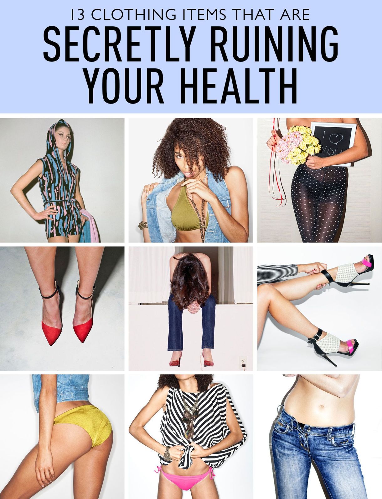 13 klesvarer som i hemmelighet ødelegger helsen din