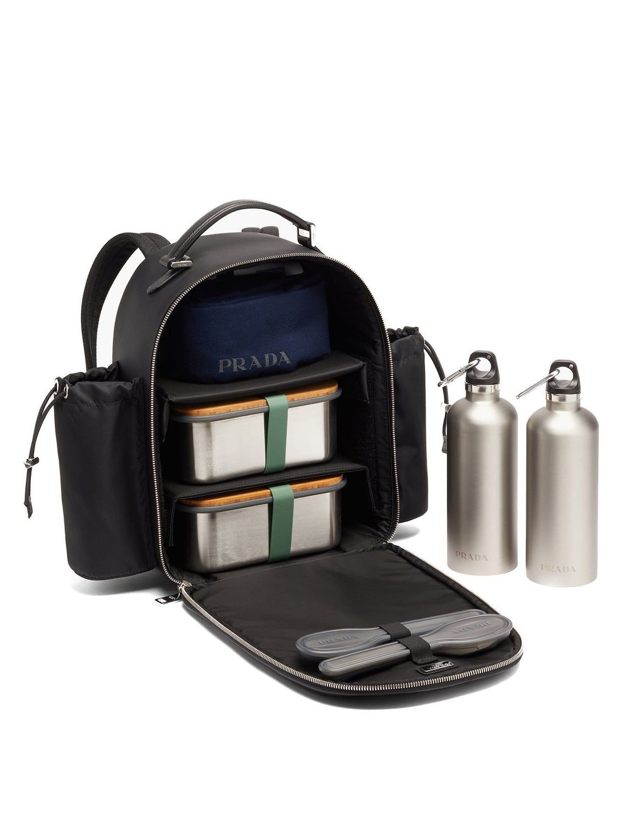 Najlonski ruksak i set za piknik od nehrđajućeg čelika